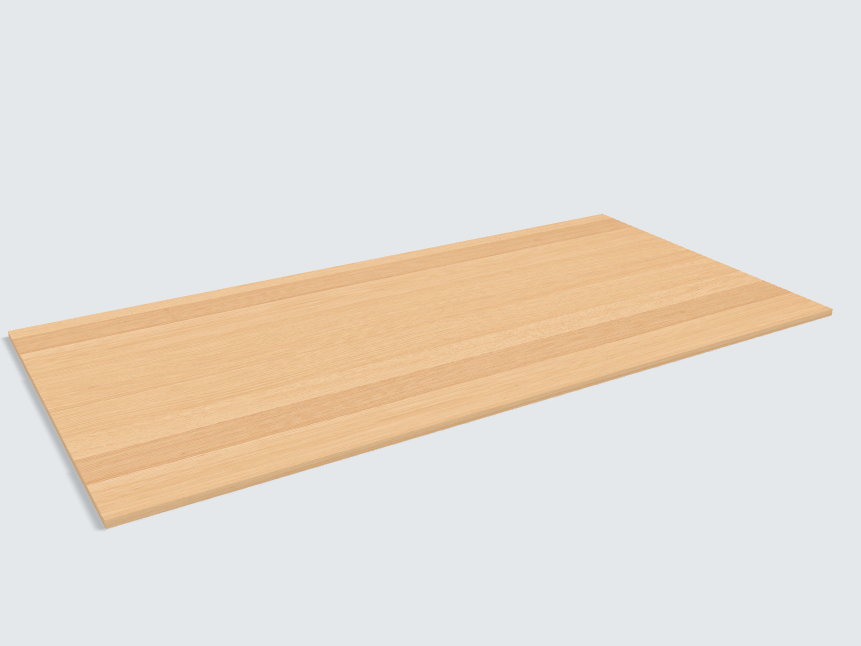 Rechteck Buche Furnier