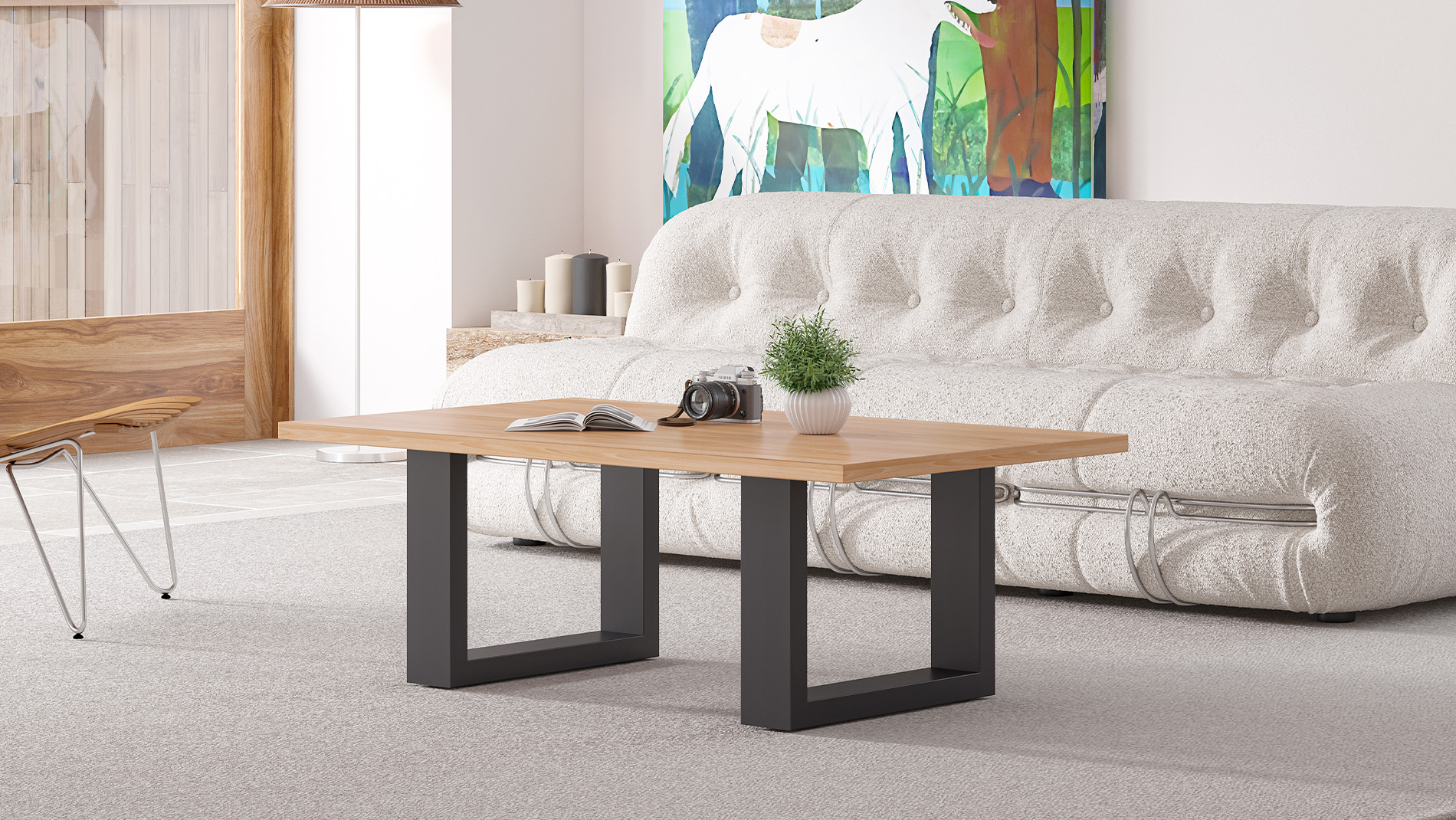 Couchtischgestell U-Frame | 2er Set