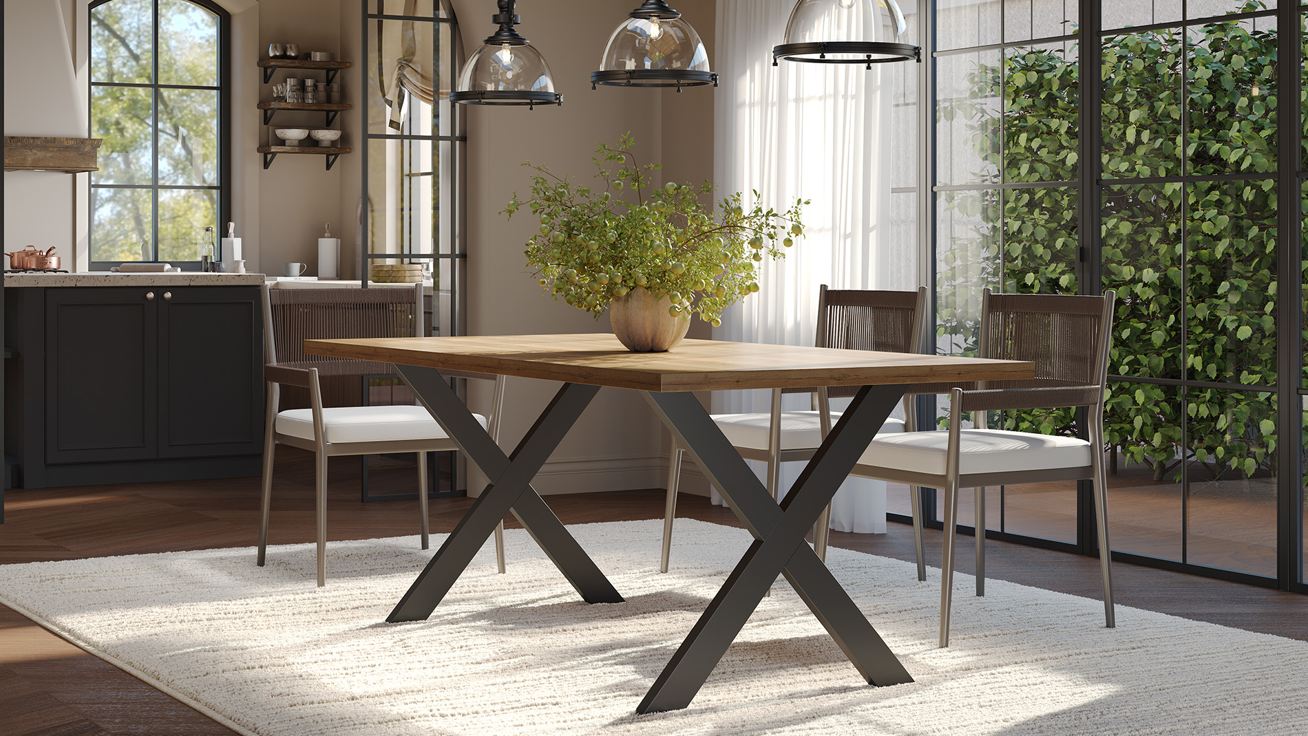 Tischgestell X-Frame | 2er Set