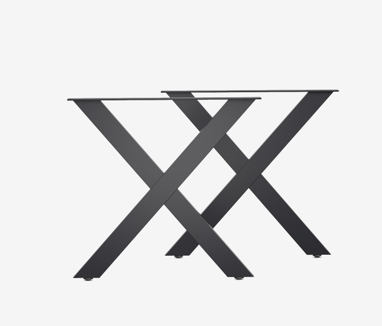 Outdoor Tischgestell X-Frame | 2er Set