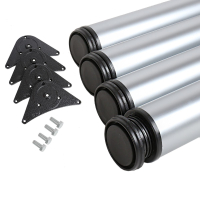 Vorschau: Runde Tischbeine | 4er Set | Höhenverstellbar 71 - 74 cm | ø 6 cm Vorschau: Runde Tischbeine | 4er Set | Höhenverstellbar 71 - 74 cm | ø 6 cm