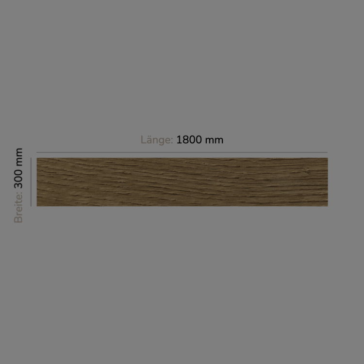 Regalboden Eiche Evoke Sunset, 1800 mm x 300 mm x 38 mm, Kante Eiche Evoke Sunset