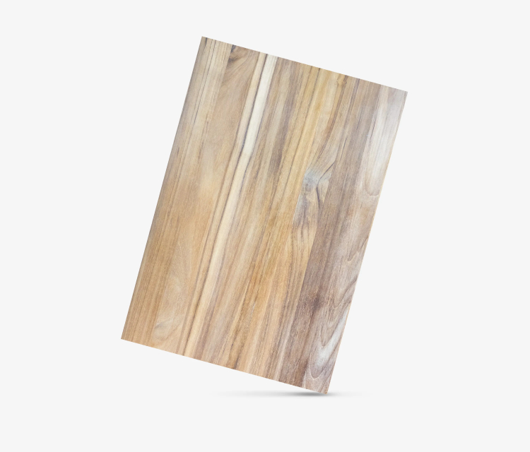 Teak Massivholz Tischplatte