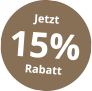 15% Rabatt
